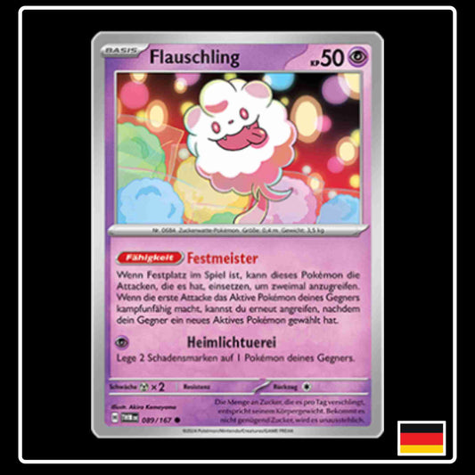 Flauschling Pokemon Karte 089/167 aus dem Set Maskerade im Zwielicht