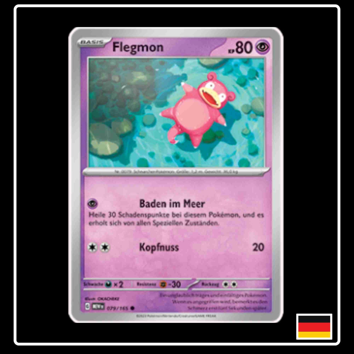 Flegmon 079/165 aus dem Pokemon Set Karmesin & Purpur 151 