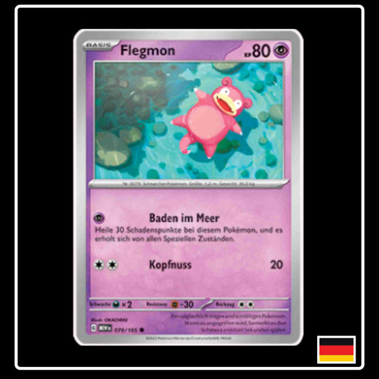 Flegmon 079/165 aus dem Pokemon Set Karmesin & Purpur 151 