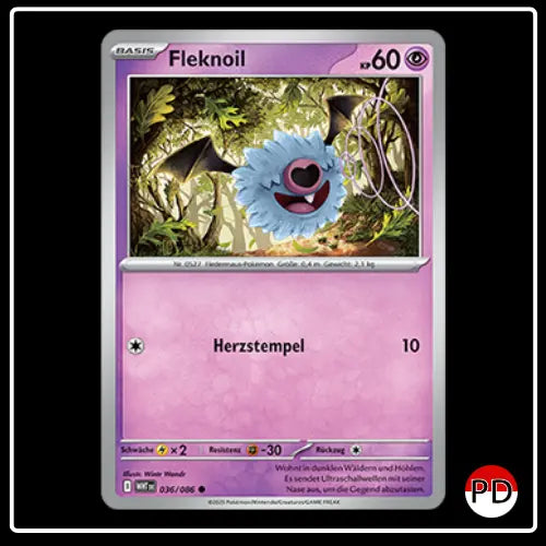 Fleknoil 036/086 Pokemon Weisse Flammen