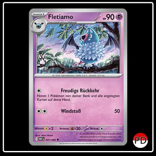 Fletiamo 037/086 Pokemon Weisse Flammen