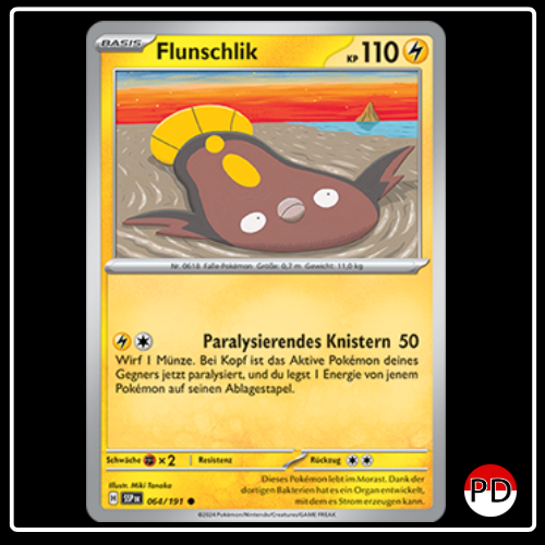 Flunschlik 064/191 Pokemon Stürmische Funken