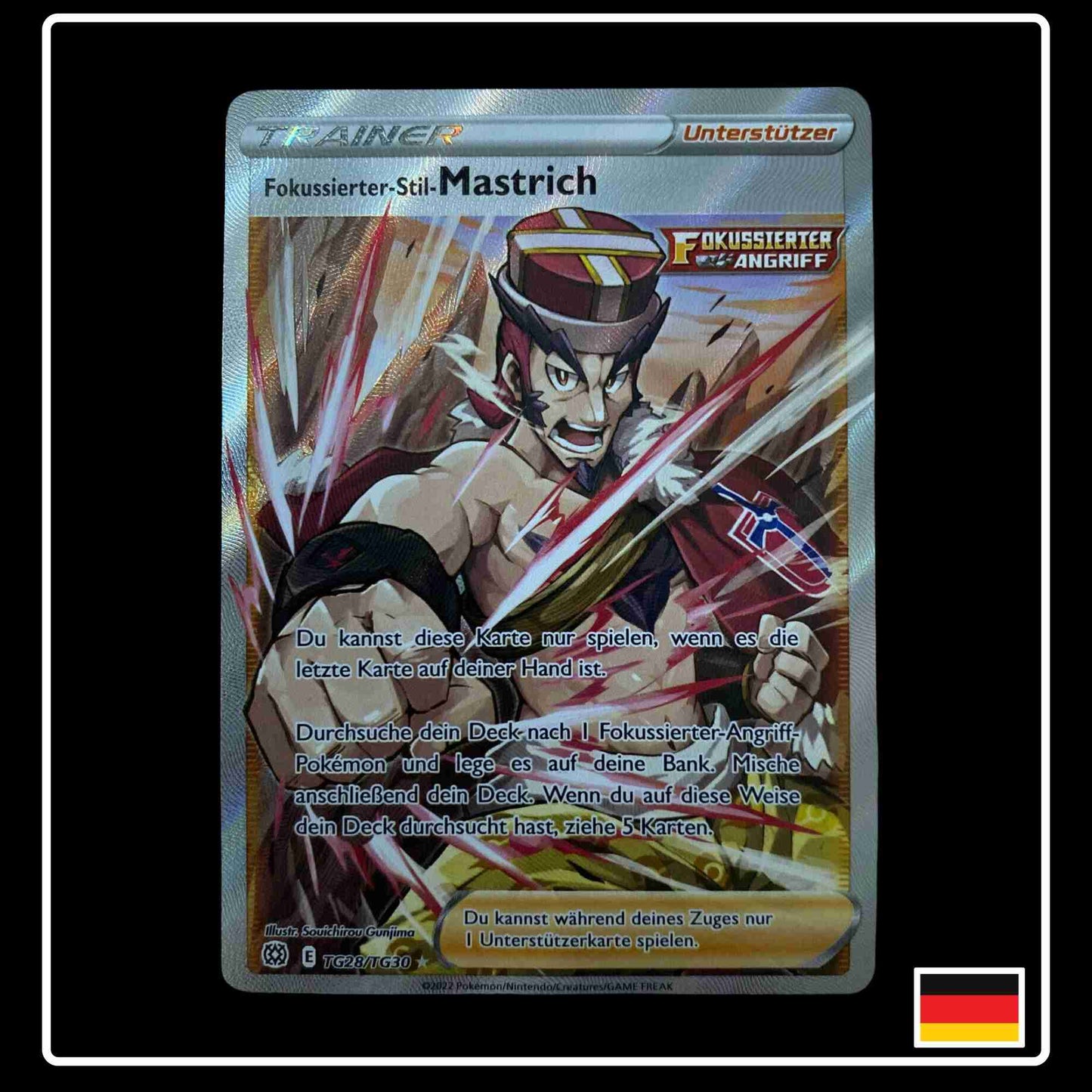 Fokussierter-Stil-Mastrich Full Art TG28/TG30 Strahlende Sterne