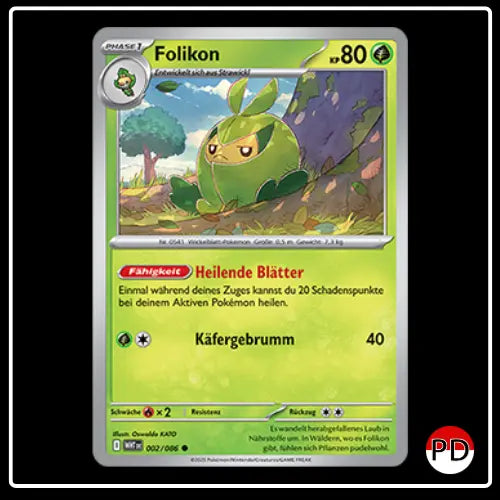 Folikon 002/086 Pokemon Weisse Flammen