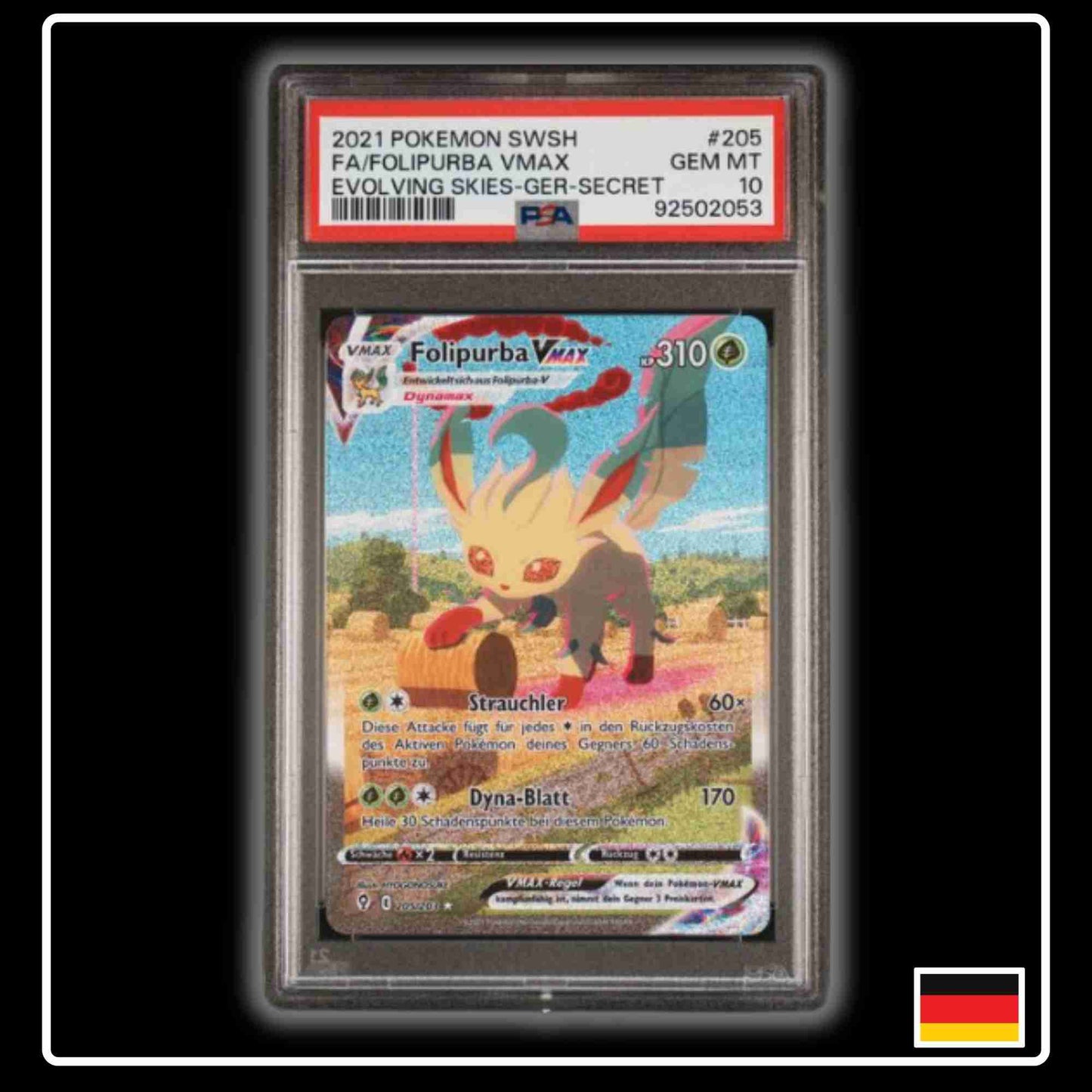 Folipurba VMAX PSA 10 Drachenwandel Pokemon