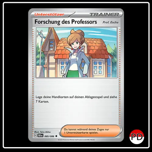 Forschung des Professors 085/086 Pokemon Schwarze Blitze