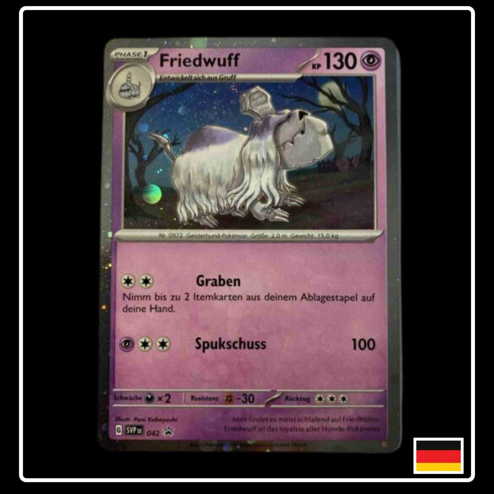 Friedwuff Promo Pokemon Karte Holo