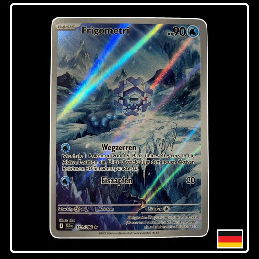 Frigometri Illustration Rare 111/086 Pokemon Schwarze Blitze