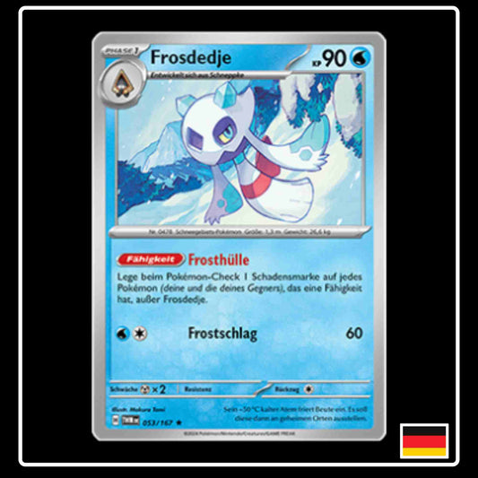 Frosdedje Pokemon Karte 053/167 aus dem Set Maskerade im Zwielicht