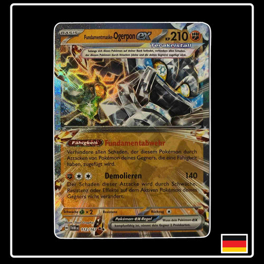 Fundamentmaske-Ogerpon ex 112/167 aus dem Pokemon Set Maskeraden im Zwielicht