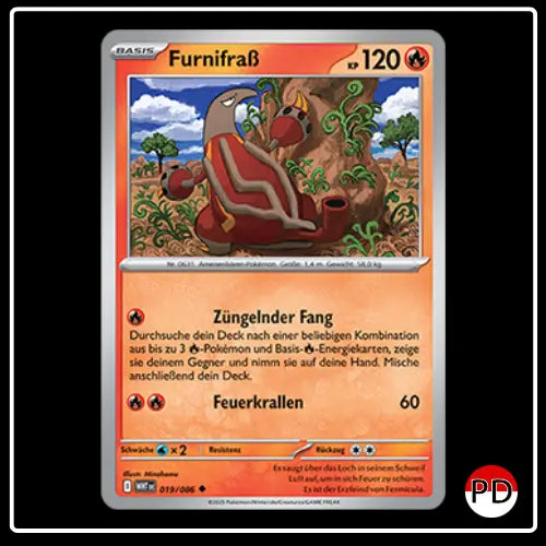 Furnifraß 019/086 Pokemon Weisse Flammen