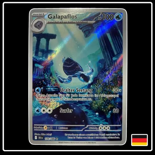 Galapaflos Illustration Rare 106/086 Pokemon Schwarze Blitze