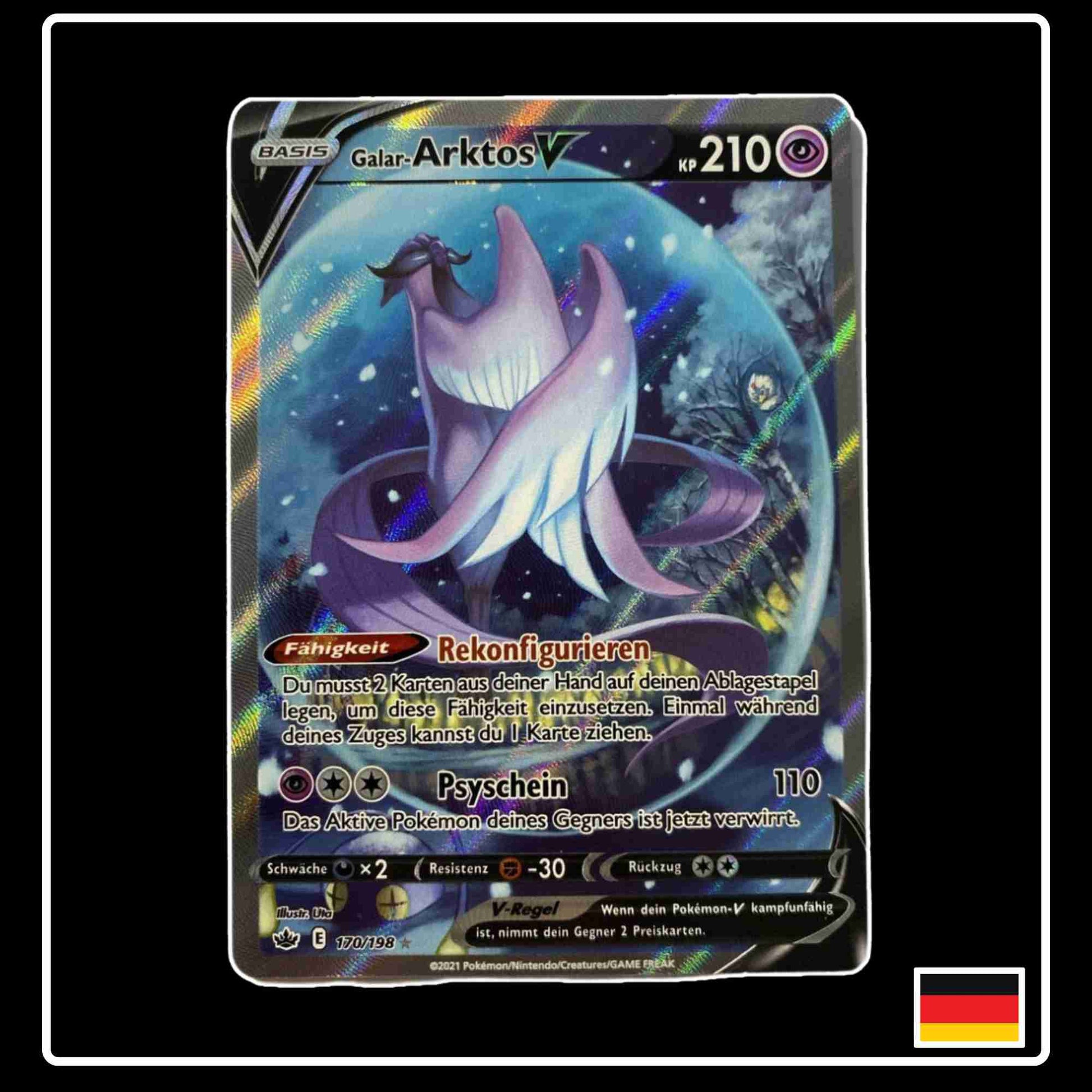 Galar-Arktos V Alt Art 170/198 aus dem Pokemon Set Schaurige Herrschaft