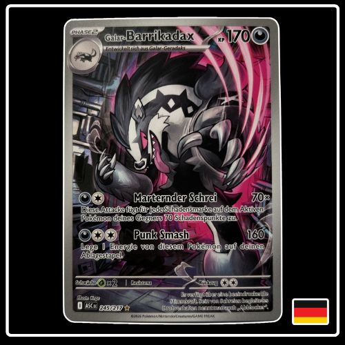 Galar-Barrikadax Illustration Rare 245/217 Pokemon Erhabene Helden