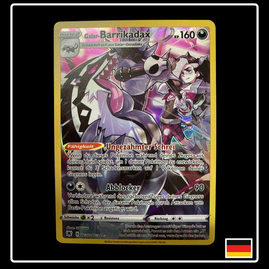 Galar-Barrikadax CHR Pokemon Trainergalarie Karte TG10/TG30 Astralglanz