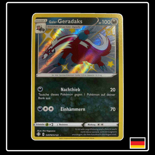 Galar-Geradaks Shiny SV079/SV122 Glänzendes Schicksal