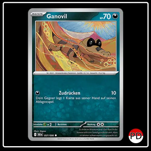 Ganovil 057/086 Pokemon Schwarze Blitze