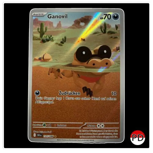 Ganovil Illustration Rare 135/086 Pokemon Schwarze Blitze