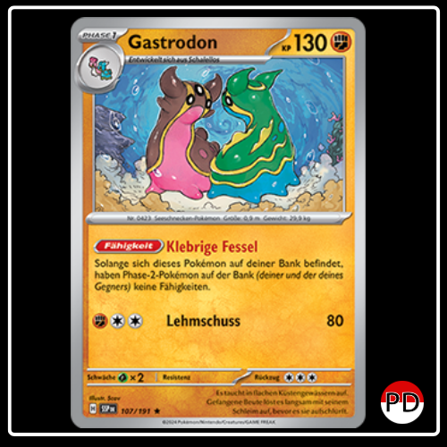 Gastrodon 107/191 Pokemon Stürmische Funken