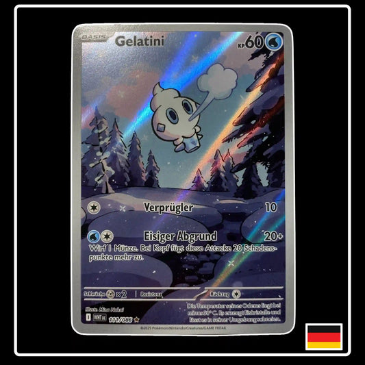 Gelatini Illustration Rare 111/086 Pokemon Weisse Flammen