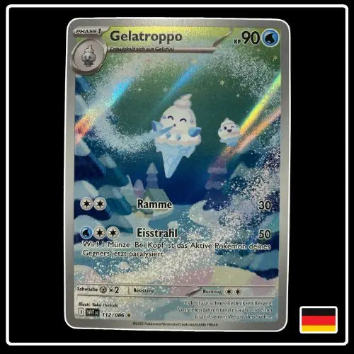 Gelatroppo Illustration Rare 112/086 Pokemon Weisse Flammen