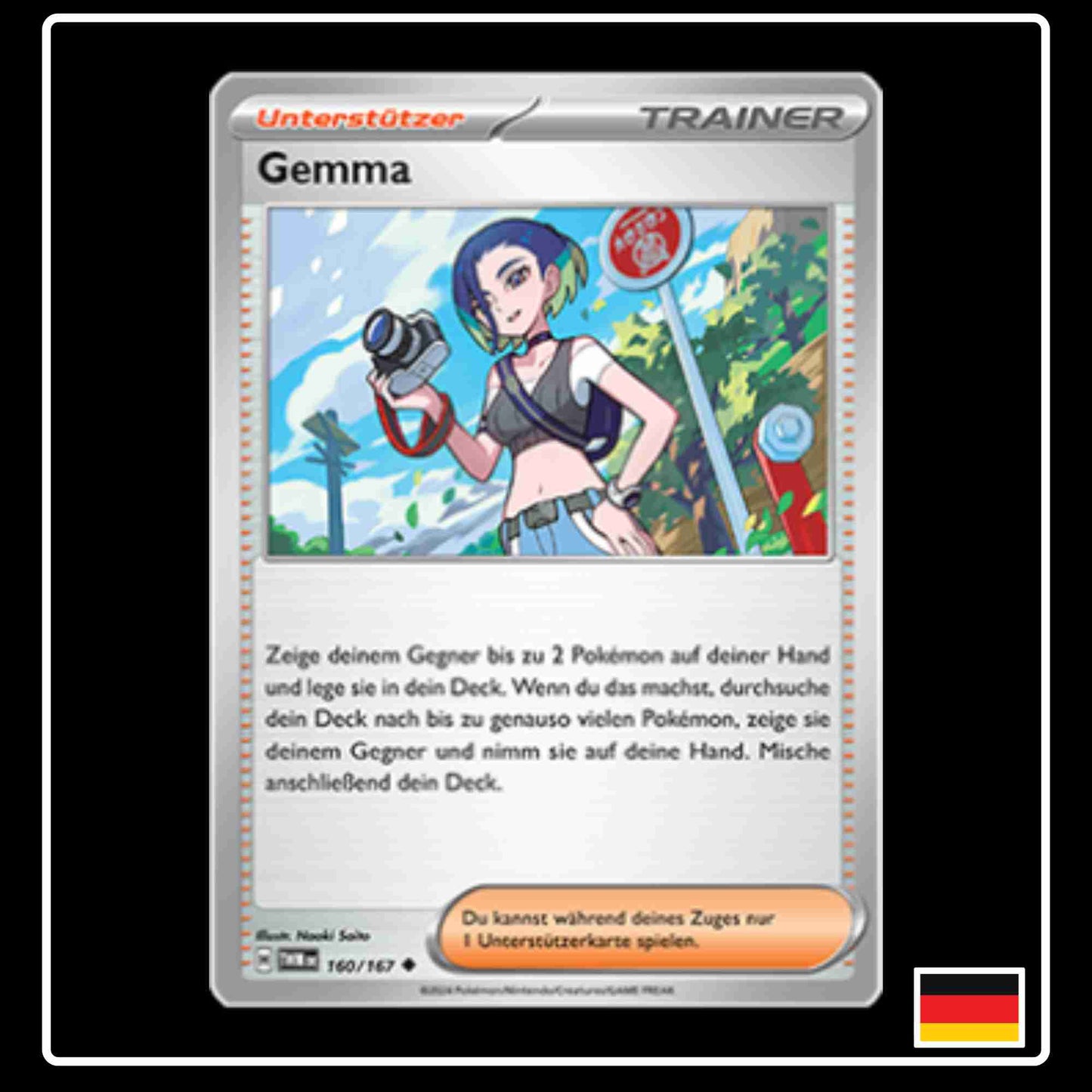 Gemma Pokemon Karte 160/167 aus dem Set Maskerade im Zwielicht