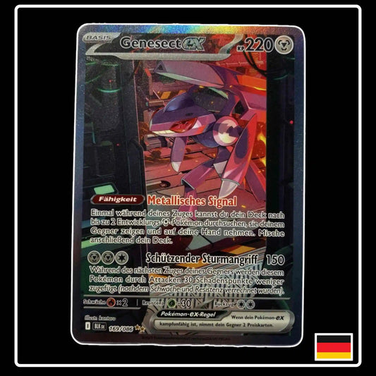 Genesect ex Special Illustration Rare 169/086 Pokemon Schwarze Blitze