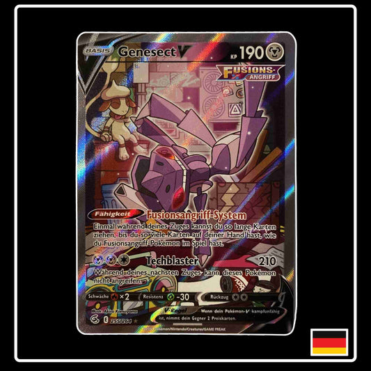 Genesect V Alt Art Pokemon Karte aus dem Pokemon Set Fusion Strike