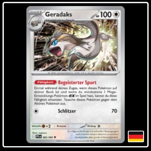 Geradaks 082/094 Pokemon Fatale Flammen