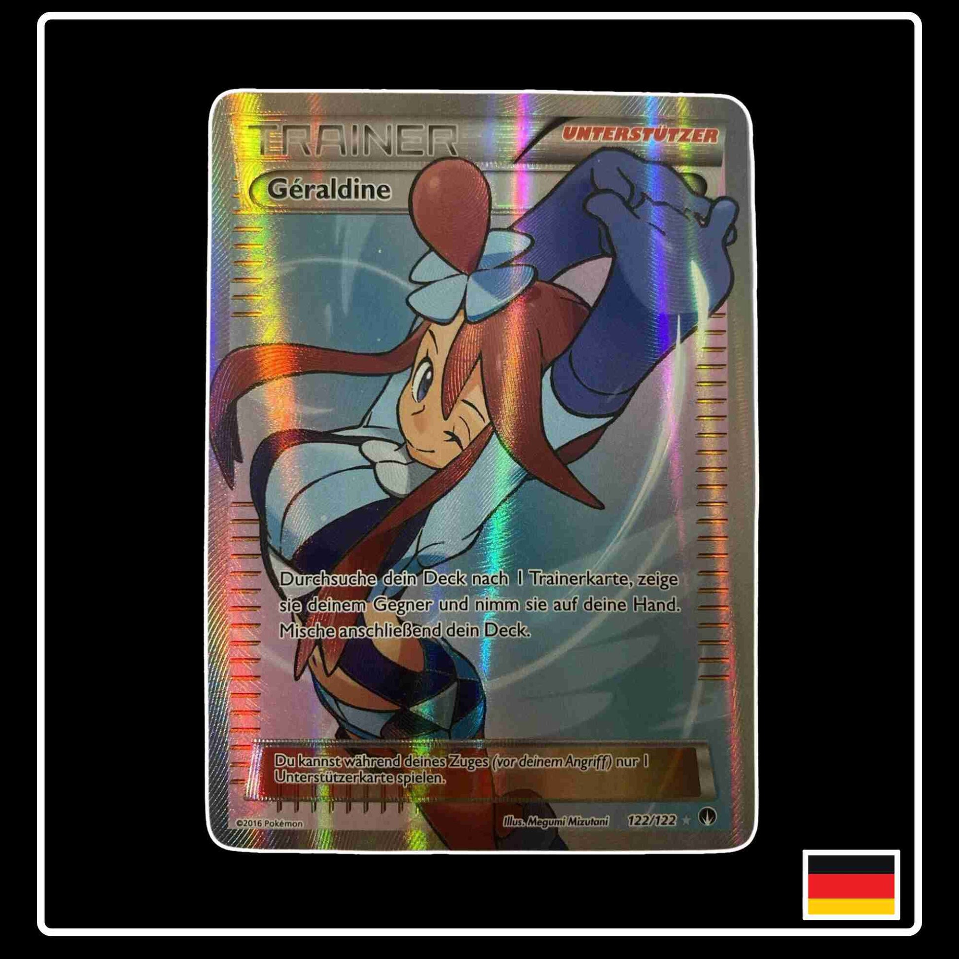 Geraldine Full Art Pokemon Karte 122/122 aus dem Set TURBOfieber