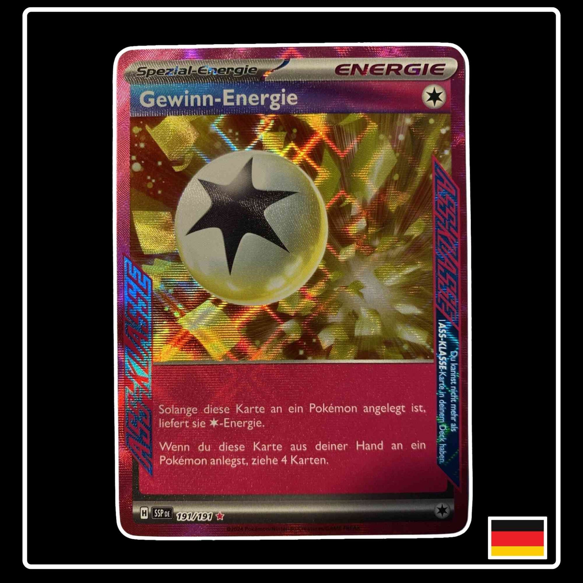 Gewinn-Energie ACE Karte aus Pokemon Stürmische Funken 191/191