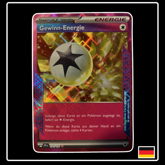 Gewinn-Energie ACE Karte aus Pokemon Stürmische Funken 191/191