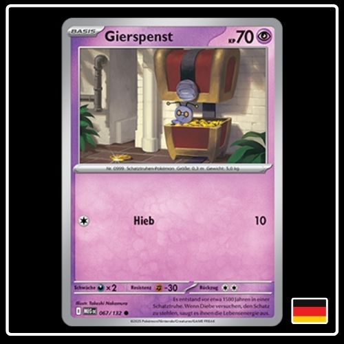 Gierspenst 067/132 Pokemon Mega Entwicklung