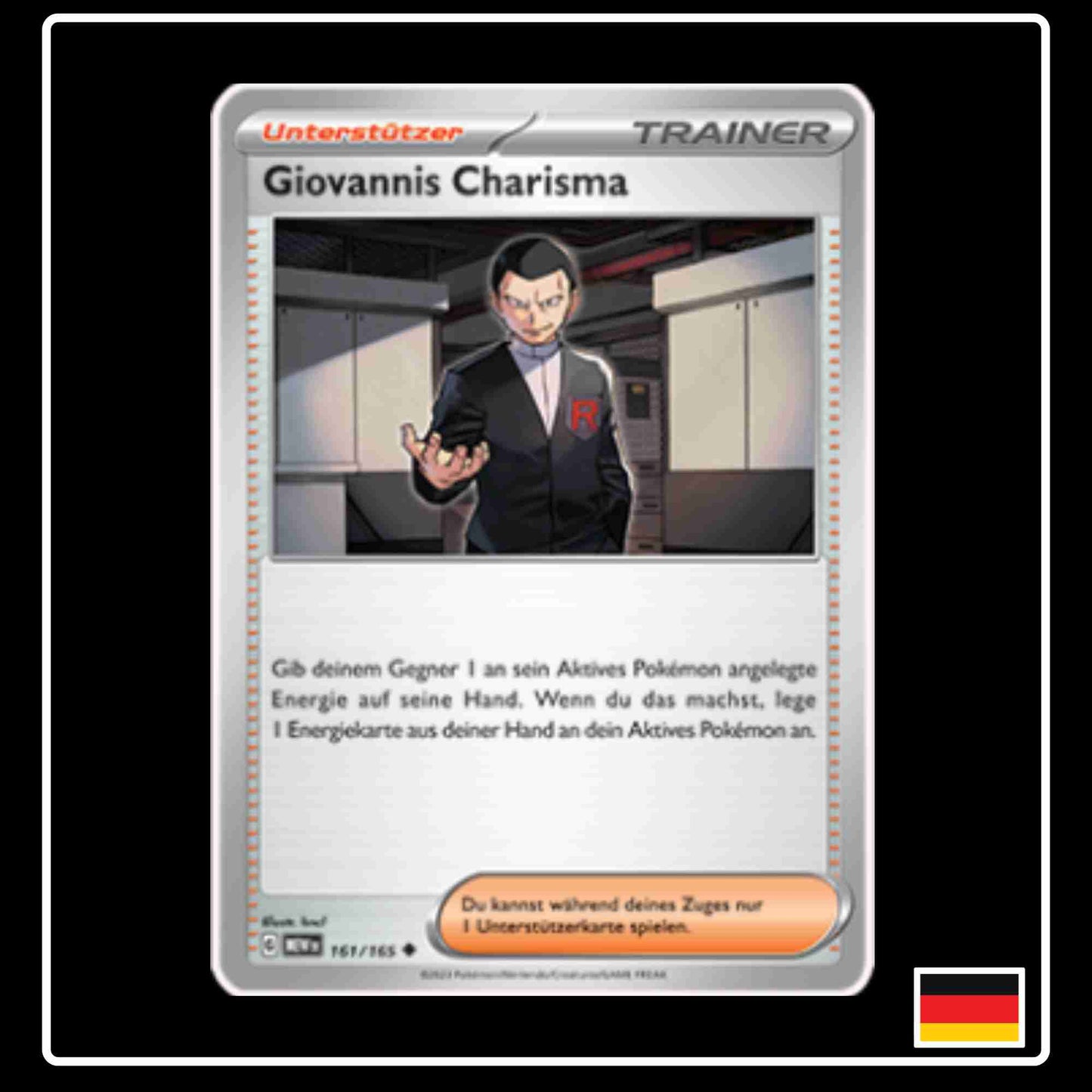 Giovannis Charisma 161/165 aus dem Pokemon Set Karmesin & Purpur 151 