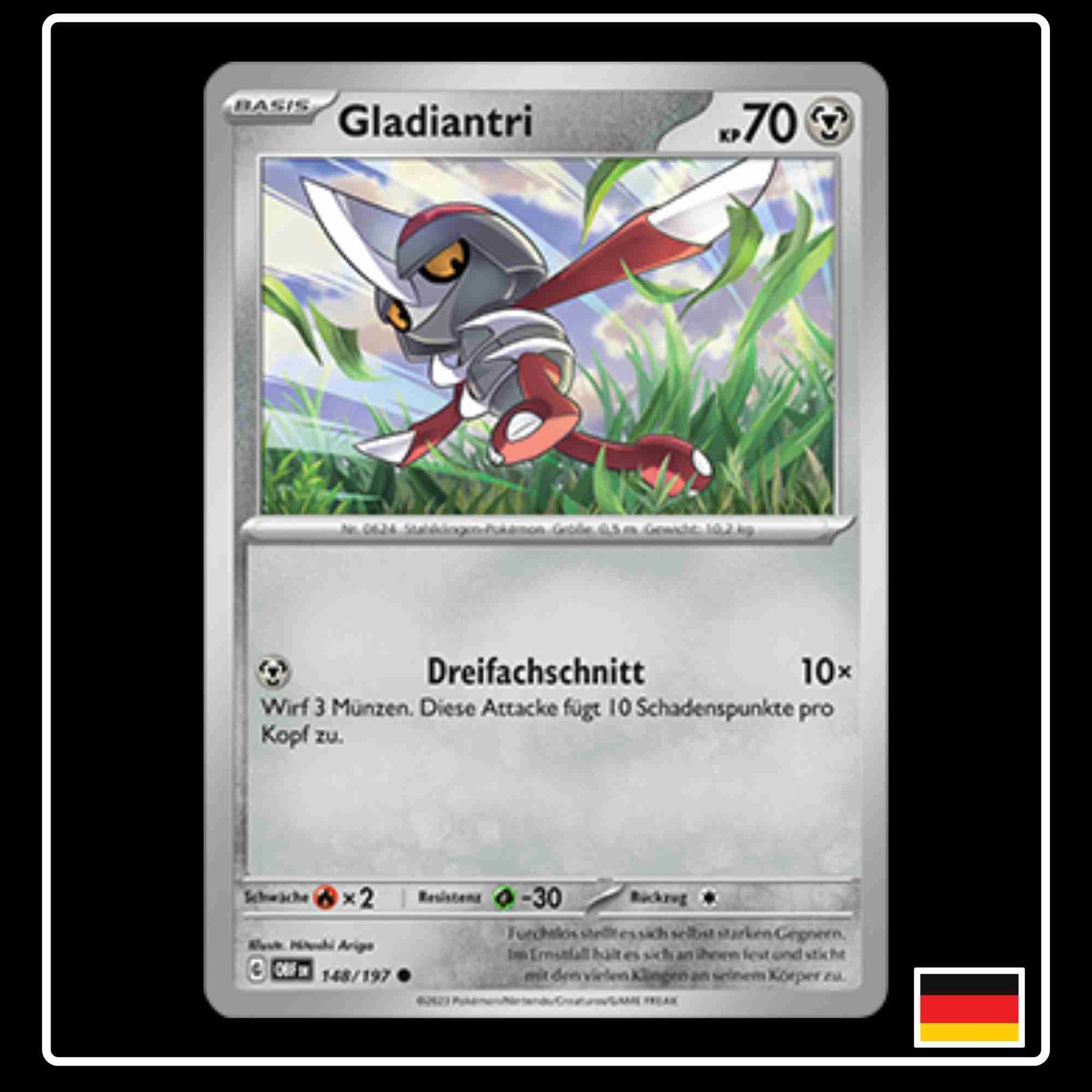 Gladiantri Pokemon Karte