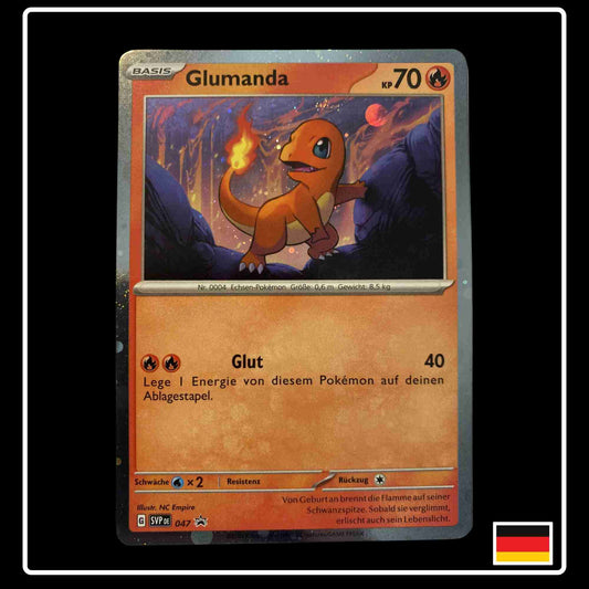 Holo Glumanda Pokemon Promokarte aus dem Set Karmesin & Purpur 151