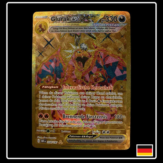 Glurak ex Hyper Rare Deutsch 228/197 Obsidianflammen