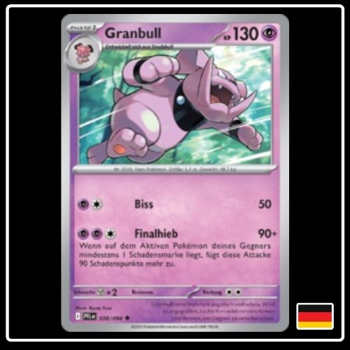 Granbull 038/094 Pokemon Fatale Flammen