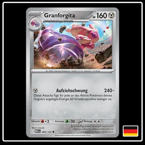 Granforgita 098/132 Pokemon Mega Entwicklung
