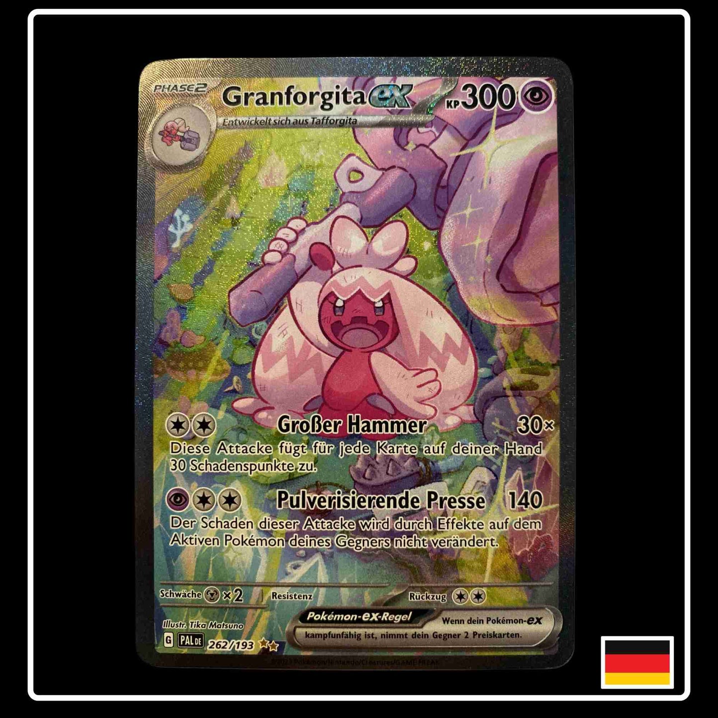 Granforgita ex SIR Pokemon Karte aus Entwicklungen in Paldea