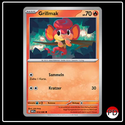 Grillmak 014/086 Pokemon Weisse Flammen
