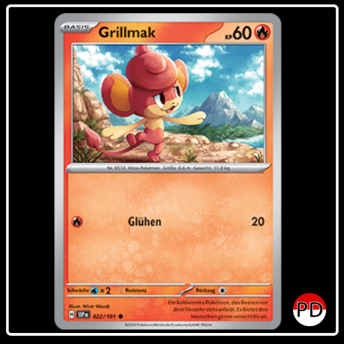 Grillmak 022/191 Pokemon Stürmische Funken Sammelkarten