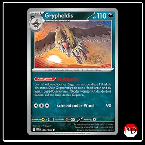Grypheldis 064/086 Pokemon Weisse Flammen