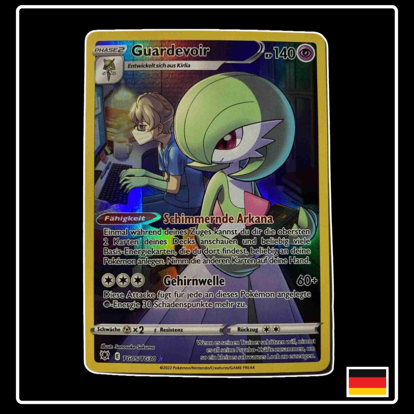 Guardevoir CHR TG05/TG30 Pokemon Karte aus Astralglanz