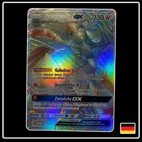 Guardevoir GX Rainbow 159/147 Pokemon Nacht in Flammen