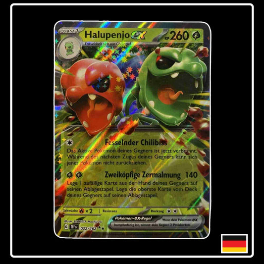 Halupenjo ex Double Rare Pokemon Karte 022/162 aus dem Set Gewalten der Zeit