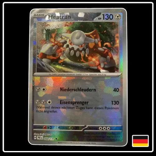 Heatran Meisterball 068/131 Pokemon Prismatische Entwicklungen