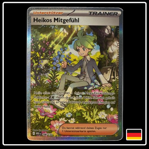 Heikos Mitgefühl Trainer SIR 186/132 Pokemon Mega Entwicklung