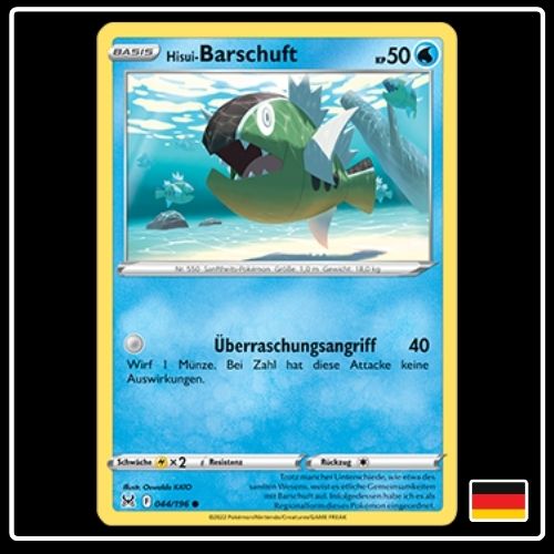 Hisui-Barschuft 044/196 Pokemon Verlorener Ursprung