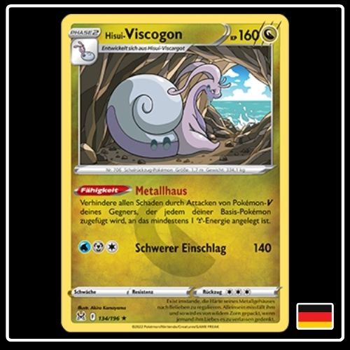 Hisui-Viscogon 134/196 Pokemon Verlorener Ursprung